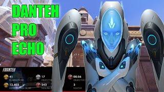 Danteh INSANE ECHO GAMEPLAY 41 ELIMS - TOP 500 OVERWATCH SEASON 21