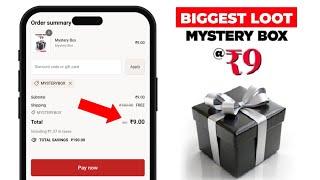 Mystery Box at ₹9 with Free Shipping  || Free sample products today || Free shopping loot today ||