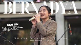 BERNADYA - TERLINTAS - APA MUNGKIN - SATU BULAN [LIVE] | GENONTRACK