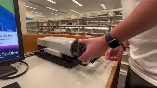 How to Use the Microscanner at Geisel Library