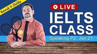 IELTS Live - Band 9 Speaking Part 2 Sports Equipment