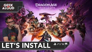 Let's Install - Dragon Age: The Veilguard [PlayStation 5 Pro] #gaming