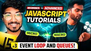 Javascript Event Loop and Queues - Vanakkam Javascript - JS Tutorial | Tamil | 2025 | Part 3