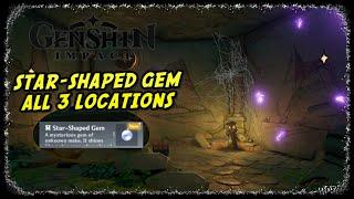 Genshin Impact All 3 Star Shaped Gem Locations on Tsurumi Island (Mural Puzzle in Shirikoro Peak)