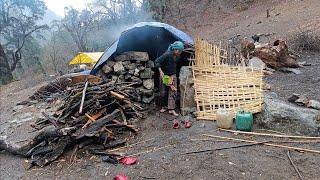 Best Life in A Himalayan Shepherd’s During The Rainy Day || Most Peaceful And Relaxing Nepal ..