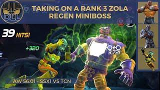 Taking On a Rank 3 Zola Regen Miniboss - Alliance War 56.041- SSx1 vs TCN