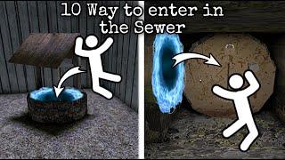 10 Ways to Enter in the Sewer without spider key