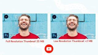 How To Upload Youtube Thumbnail Over 2 MB | Full Resolution & Size