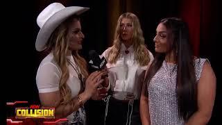 AEW Deonna Purrazzo speaks italian, parla italiano con Thunder Rosa