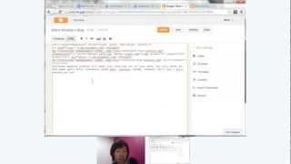 Hangout on Air: Advanced Posting with Blogger's HTML Editor
