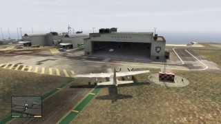 GTA V: Stealing the C-130 from Fort Zancudo Military base