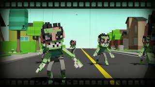 Zombie Attack - Voxel Art Animation