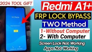 2024 - Redmi A1 Frp Bypass || Apps Not Opening Solution - Google Play Service Disable Fail Free Tool
