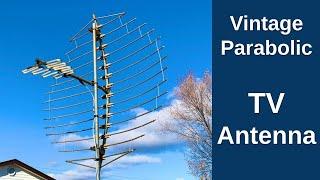 Vintage Parabolic UHF TV Antenna