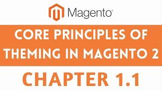 CHAPTER 1.1 CORE PRINCIPLES OF THEMING IN MAGENTO 2