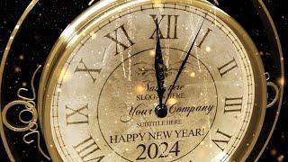 Happy New Year Countdown Clock 2024 V1