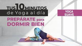 10 Min YOGA para DORMIR BIEN y VENCER el INSOMNIO | Estiramientos Relajantes | Patry Durán Yoga