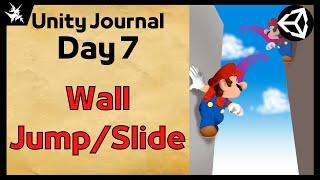 Wall Slide and Wall Jump | Unity Journal: Day 7