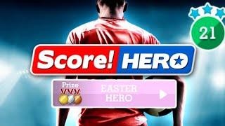 Score! Hero - Easter Hero - Level 21 - 3 Stars