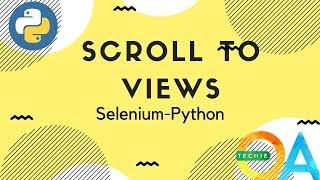 Python Selenium: How to scroll the page with selenium?