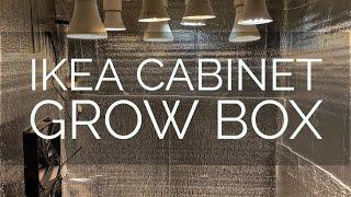 Cheap DIY IKEA cabinet grow box | Walkthrough guide