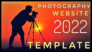  Photography Website Template Free 2022 Download || CODE WITH JP || 