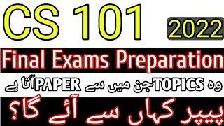 CS101 Final Term Exams Preparation | cs101 tips ,Tricks,Preparation #2022finalterm#finaltermexams