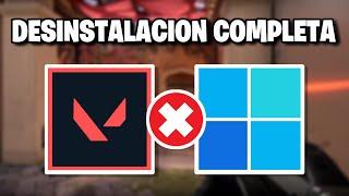 Cómo DESINSTALAR Valorant POR COMPLETO en Windows 11/10 - NUEVO 2025