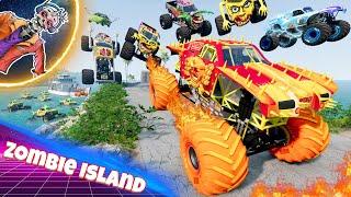 Monster Jam INSANE Zombie Island Adventure #20 | Racing, Freestyle, and High Speed Jumps