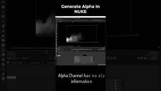 CREATE ALPHA IN NUKE #shorts