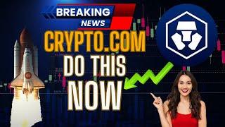 BREAKING CRYPTO.COM CRO COIN PULLBACK IS THIS A TRAP!! BITCOIN READY FOR A MAJOR MOVE TODAY!!