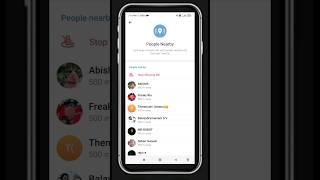 how to find near by friends on telegram #telegram  #dating #shorts