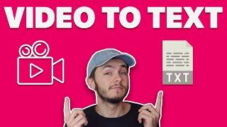 How to automatically transcribe video to text