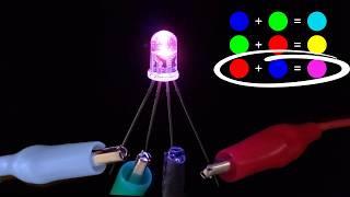 ¿Emitir Cualquier Color? Led RGB Multicolor Con Arduino