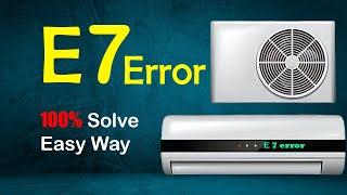How to fix E7 error code in midea split air conditioner.ARMANE C M TV.@armanecmtv
