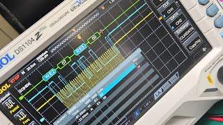 I2C signal with oscilloscope britco dubai