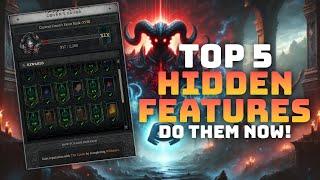 Diablo 4: 5 Hidden Features You Didn’t Know (Boost XP, Loot & Gameplay!)