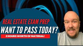 Real estate exam webinar, crash course.  - We will help you pass your real estate exam!