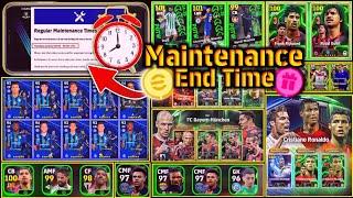 Today's Maintenance End Time | eFootball 2025 | After Maintenance | Free Epics | Free Coins