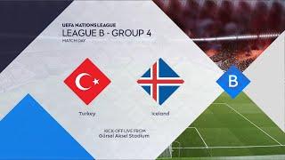 Turkey vs Iceland | Gürsel Aksel Stadium | 2024-25 UEFA Nations League | PES 2021