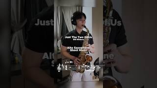 Just The Two Of Us Alto Sax Sheet Music  #justthetwoofus #saxophone #sheetmusic #billwithers