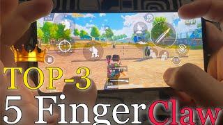 [TOP-3] BEST 5 FINGER CLAW LAYOUT  With HANDCAM | PUBG MOBILE