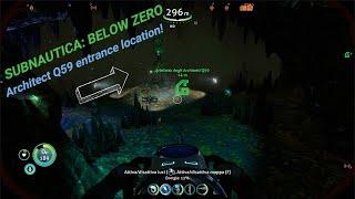 Subnautica Below Zero: Architect Q59 entrance location!