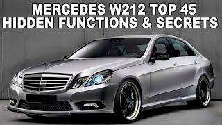 Mercedes W212 Top 45 Hidden Functions, Secrets and Useful Tips / Full Secrets on Mercedes W212