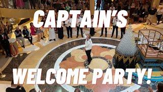 Captain Tony's Welcome Aboard Party onboard the Discovery Princess