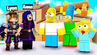 CERCO CON LYON TUTTI I SIMPSON SU ROBLOX! 