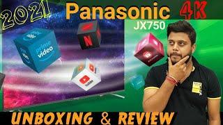 2021 Panasonic Latest 4k Android tv || JX750 || Review & Unboxing