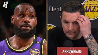 JJ Redick SPEAKS on LeBron’s Injury & Lakers' TOUGH Loss vs Celtics, FULL Postgame Interview