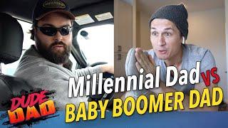 Millennial Dad Vs Baby Boomer Dad