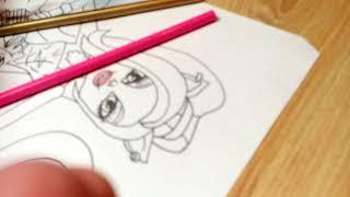 Челенджд Три олівці з Monster High